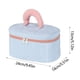 thumbnail image 3 of Neceser de viaje de lona con organizador de artículos de aseo con soporte para brochas, estuche cosmético impermeable para adolescentes, bolsa sanitaria portátil para el hogar, vacaciones o viajes de, 3 of 6