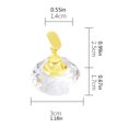 thumbnail image 2 of Worallymy - Soporte para puntas de uñas, 6 uds., aleación de diamantes de imitación para decoración de uñas, soporte para puntas de salón, herramienta de manicura para práctica DIY, transparente Worallymy JD735800169, 2 of 7