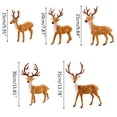 thumbnail image 3 of Techinal 15/20/25/30/35cm Simulation Plush Reindeer Christmas Deer Xmas Elk Decorations, 3 of 16