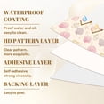thumbnail image 6 of Peel and Stick Wallpaper coastal Shells Pink Purple Tones beach Wall Mural 23.6in x 9.8ft Self Adhesive Removable Wall Paper Renter Friendly Wallpaper for Girls Bedroom Nursery Livingroom, 6 of 8