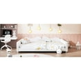 thumbnail image 5 of Full Size Daybed In White, Fabric Sofabed With Cloud-shaped , No Box Spring, For A Stylish Bedroom White Daybed, Size, Cloud Foundation, Comfortable Home Office, 5 of 6