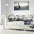thumbnail image 3 of Designart Statue of Liberty in Dried Field - Landscape Photography Throw Pillow - 12x20, 3 of 5