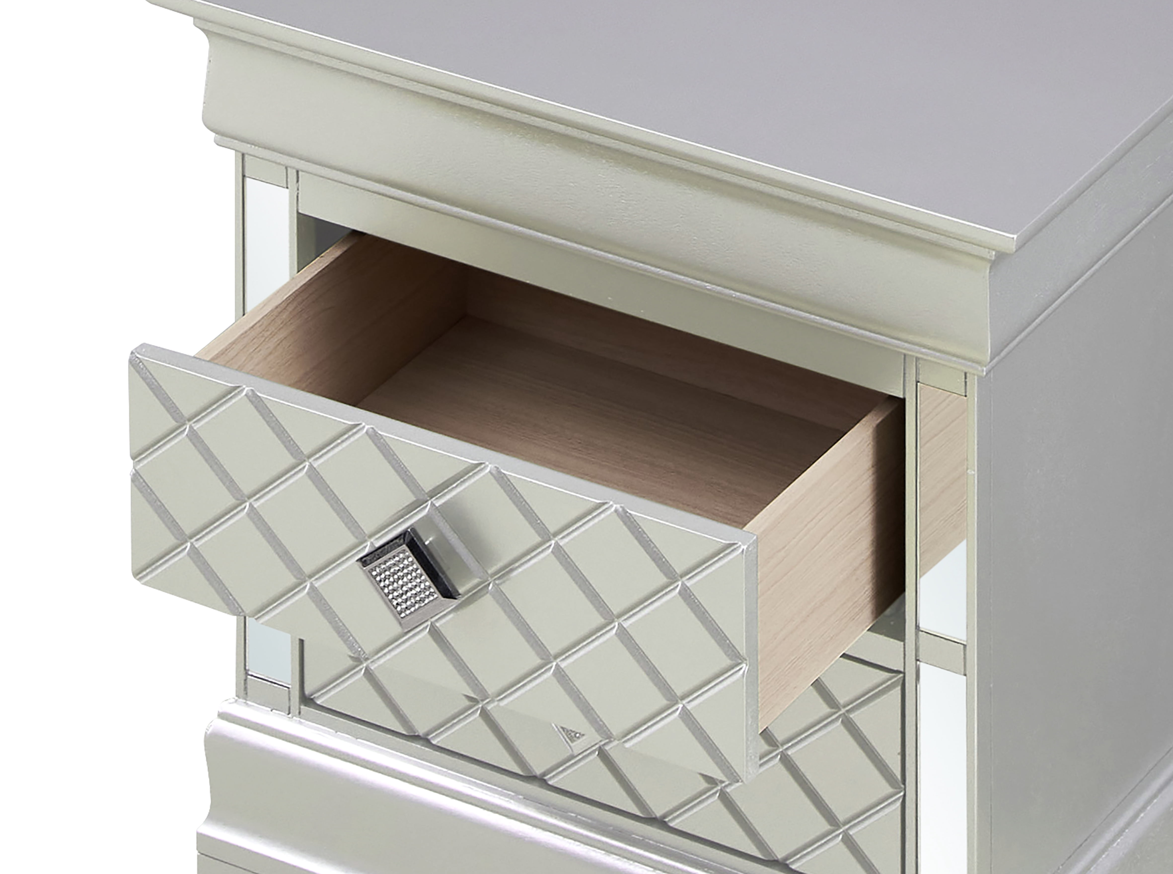 Glory Furniture Verona Nightstand in Champagne Color