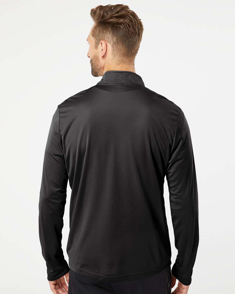 Adidas Mens Lightweight Quarter-Zip Pullover, XL, White