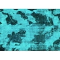 thumbnail image 1 of Ahgly Company Indoor Rectangle Abstract Turquoise Blue Modern Area Rugs, 6' x 9', 1 of 4