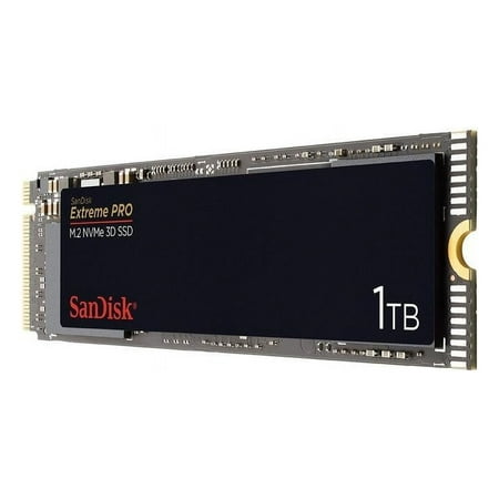 SanDisk - Extreme PRO 1TB PCIe Gen 3 x4 NVMe Internal Solid State Drive with 3D NAND Technology