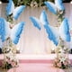 thumbnail image 1 of Velo de Mariposa para Ventana, Decoración de Malla con Flores de Mariposa, Arte de Pared de 50 X 44 Cm, Plástico, para Exteriores, Bodas, Fiestas, Festivales y Jardín | Clips Colgantes Diy | Adorno M, 1 of 6
