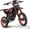 Black and Red—14"/12" wheel, variant on X1 Spark Electric Dirt Bike for Adults 50 mph 4500W Peak E-Bike up to 60 Mile Range, 60V 28.8AH Battery Fat Tire Full Suspension Ebikes with 17"/14" Wheel, off Road Mountain E Bike, UL2849 by SGS