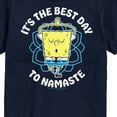thumbnail image 3 of SpongeBob SquarePants - The Best Day To Namaste - Men's Short Sleeve Graphic T-Shirt, 3 of 6