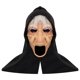 thumbnail image 5 of Tocado de látex con máscara de bruja para fiesta de Halloween, realista, 5 of 5