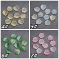 thumbnail image 5 of U8MO 10pcs 15x14mm Leaf Petal Lampwork Glass Loose Pendants Beads for Jewelry Making-2# Lake Blue, 5 of 8