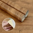 thumbnail image 2 of 55cm Wide Wood Grain Vinyl Wallpaper for Door Wardrobe Cupboard Table Furniture Waterproof Self Adhesive Stickers Home Decor Fil, 2 of 9