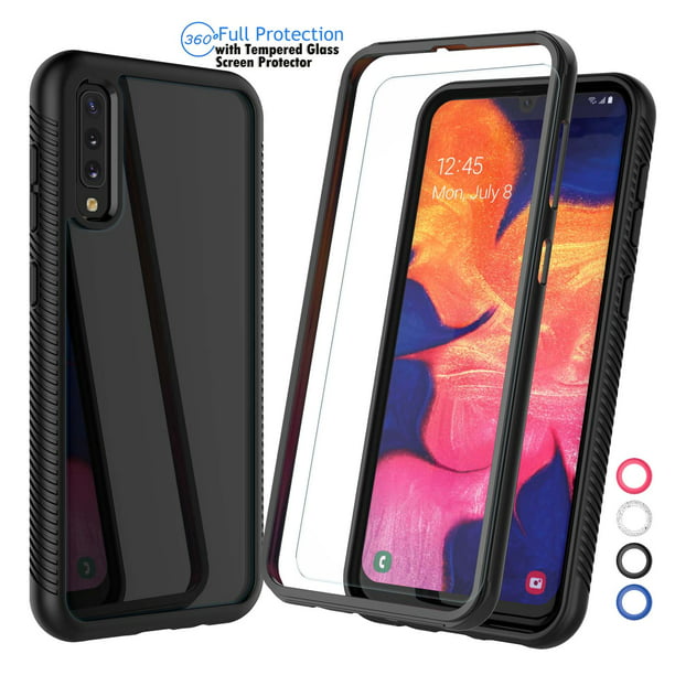 frequentie Verraad bereiden Galaxy A50 Case, Phone Case Cover for Samsung A50 / A505U, Njjex Full-Body  Rugged Transparent Clear Back Bumper Galaxy A50 Case [with Screen  Protector] for Galaxy A50 6.4" 2019 - Walmart.com
