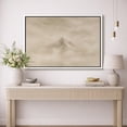thumbnail image 2 of Framed Canvas Wall Art Minimalist Misty Mountain Landscape Print for Living Room Decoration - 24"x36" WHITE, 2 of 8