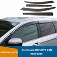 thumbnail image 2 of Car Side Window Wind Deflectors Vent Visors Exterior Sun Wind Rain For Honda CRV For CR-V C-RV 2023 2024 2025, 2 of 6