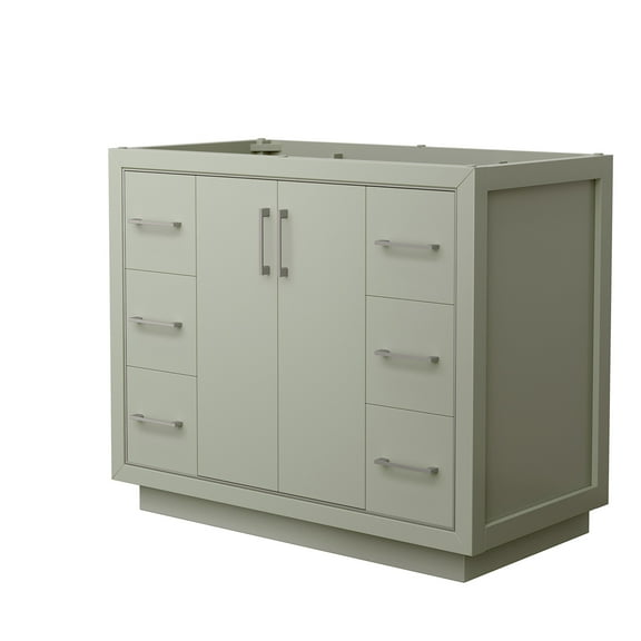Wyndham Collection Wcf1111-42S-Cx-Mxx Icon 42" Single Free Standing Vanity Cabinet Only -