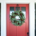 thumbnail image 4 of Village Lighting 30 in. Pre-Lit LED Wreath - Winter Frost, 4 of 6