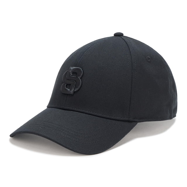 Gorra BOSS con Logo Central en Negrita, Tejido Twill, Negro Carbono, Talla Única