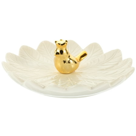 SEWCHICS Jewelry Dish Ring Holder Dish Gold 1Pack