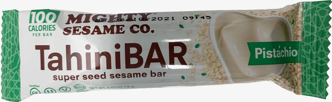 Mighty Sesame Company Pistachio Super Seed Tahini Bars, 3.8oz