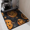 thumbnail image 2 of Dish Drying Mat for Kitchen Counter Evil Lantern Pumpkin Halloween Spider Web Dish Drying Pad Non Slip Foldable Washable 18x24 Inch Dry Pad for Halloween Accessories Countertops, 2 of 7