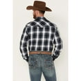 thumbnail image 4 of Wrangler Men's Rock 47 By Plaid Print Long Sleeve Snap Western Shirt - 112317113 Medium, 4 of 4