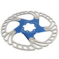 thumbnail image 1 of Conception Creuse de Rotor de Frein à Disque Flottant de Vélo de Montagne Bleu pour la Dissipation de Chaleur, 1 of 8