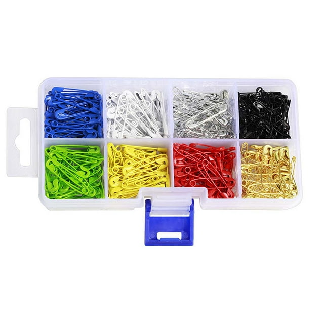 Maoww 400pcs Assorted Color Safety Home Office Use Art Craft Sewing Jewelry Making Hanging Clips