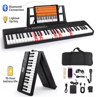PopuPiano Smart Piano MIDI Keyboard for Music Beginners, Adults