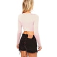 thumbnail image 2 of Top - Crop Top, Long Sleeve, 2 of 4