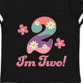 thumbnail image 4 of Inktastic 2nd Birthday Retro Flowers 2 Year Old Girl Girls Toddler T-Shirt, 4 of 5