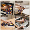 thumbnail image 6 of 2 Pcs Funny Kitchen Towels,Colorful Spotted Mushroom Dark Blue Pattern Microfiber Dish Towels,Kitchen Tea Towels,Kitchen Towel Set (18" X 26"), 6 of 7