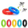 thumbnail image 1 of Pulseras antimosquitos, paquete de 12 pulseras reutilizables de aceite a base de plantas e impermeables para adultos, mascotas, sin DEET, protección para viajes al aire libre Namotu WMZL-1361, 1 of 5