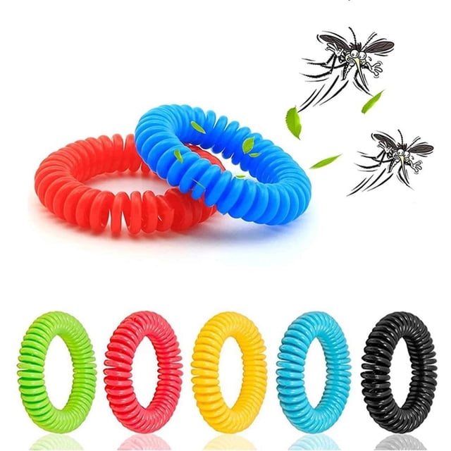 Pulseras antimosquitos, paquete de 12 pulseras reutilizables de aceite a base de plantas e impermeables para adultos, mascotas, sin DEET, protección para viajes al aire libre Namotu WMZL-1361