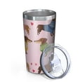 thumbnail image 2 of Colorful Funny Dachshund 10oz Tumblers Stainless Steel Tumbler with Lid and Straw,Vacuum Insulated Double Wall Travel Tumbler Cups with Cleaning Brush for Coffee, Tea, 2 of 4