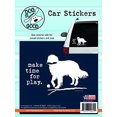 thumbnail image 3 of Enjoy It Autocollant 19019CS Chien Est Bon; Prend le Temps de Jouer; Design Blanc avec Fond Noir; Vinyle; Simple, 3 of 4