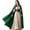 Green, variant on L'VOW Unisex Medieval Hooded Cloak Long Renaissance Cape with Hood - Halloween Cosplay LARP Wizard Elf Costume