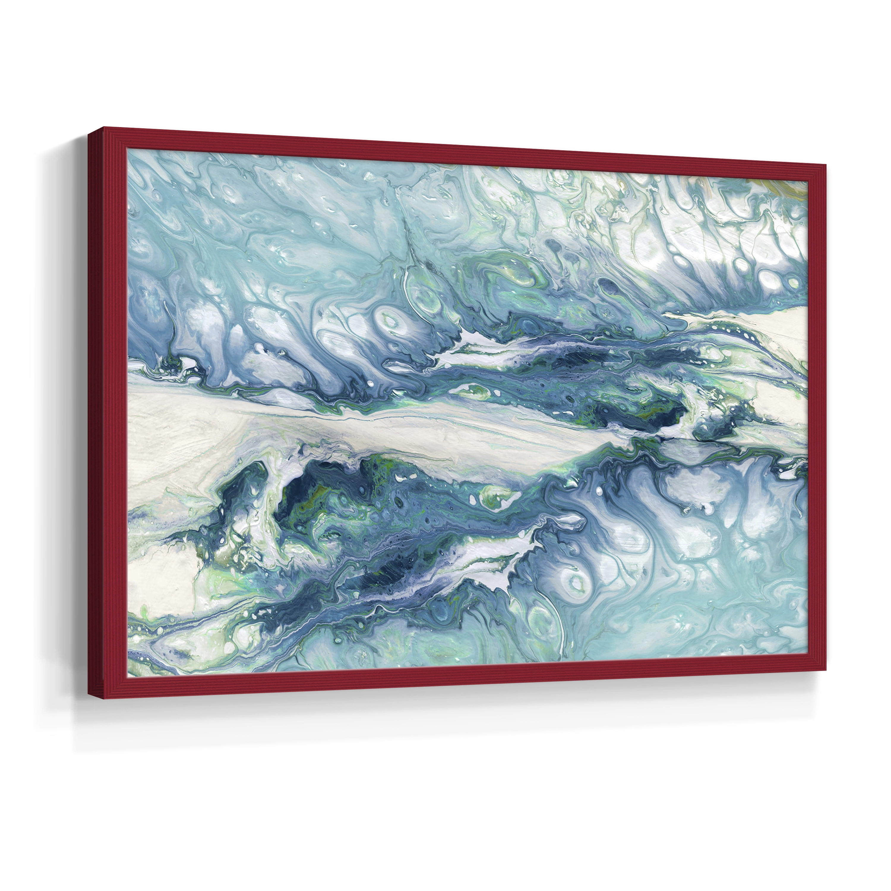 Marble Montage by Carol Robinson - Restickable Framed Giclée Print