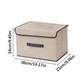 thumbnail image 5 of Clothing Storage Organizer Bags,Storage Bags for Clothes,Clothing Organizers,Cotton and Linen Cloth Covered Storage Box Clothing and Debris Storage Artifacts Household Daily Collapsible Washing Box, 5 of 9