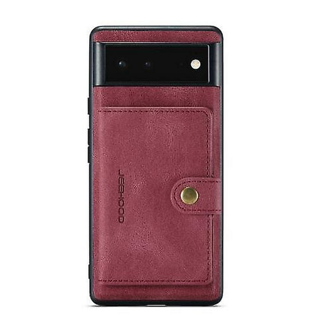 Leather Wallet Case Compatible Google Pixel 7 Pro/ Pixel 7 With Card Holder Slot Magnetic Wallet Case