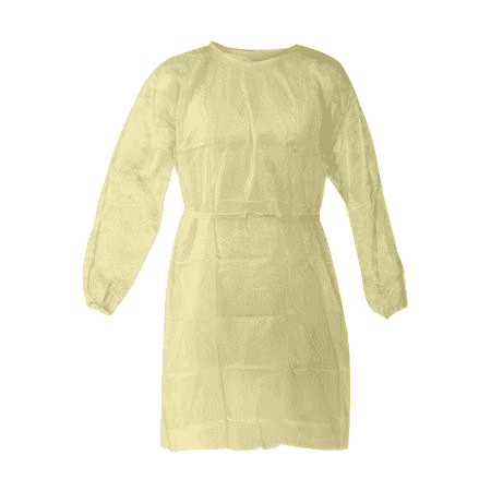 Yellow Isolation Gown - Pack of 10