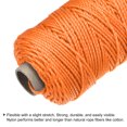 thumbnail image 4 of Uxcell Twisted Nylon Mason Line Orange 100M/109 Yard 2MM Dia for DIY Projects, 4 of 6
