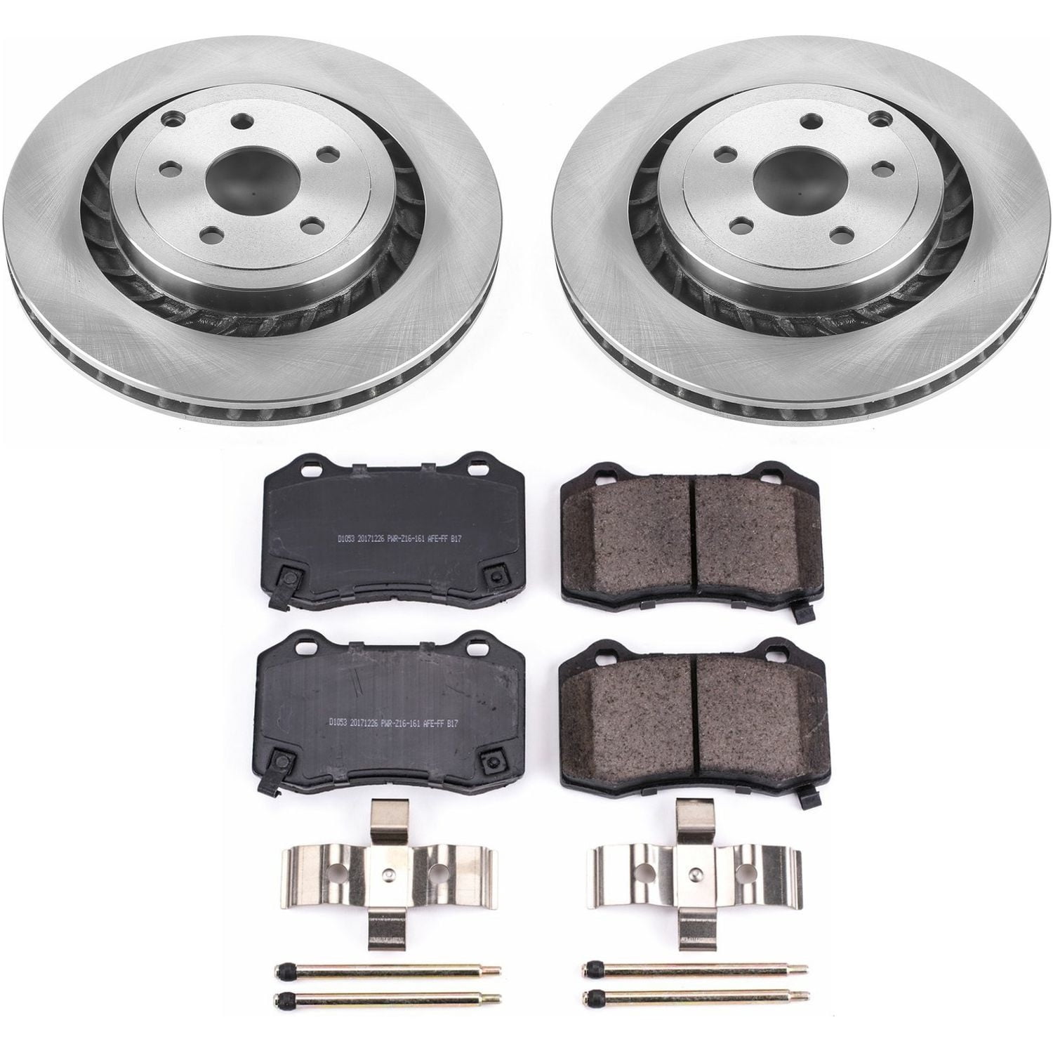 PowerStop Rear Stock Replacement Brake Pad and Rotor Kit Fits: CHEVROLET Select Models KOE6994
