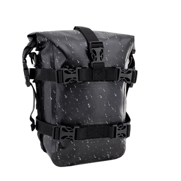 Ksruee Motorcycle Saddlebag Large Capacity Waterproof Motorbike Storage Pannier Motorcycle Luggage Pack for Short Trips Travel Adventures Urban Commuting Outdoor Camping