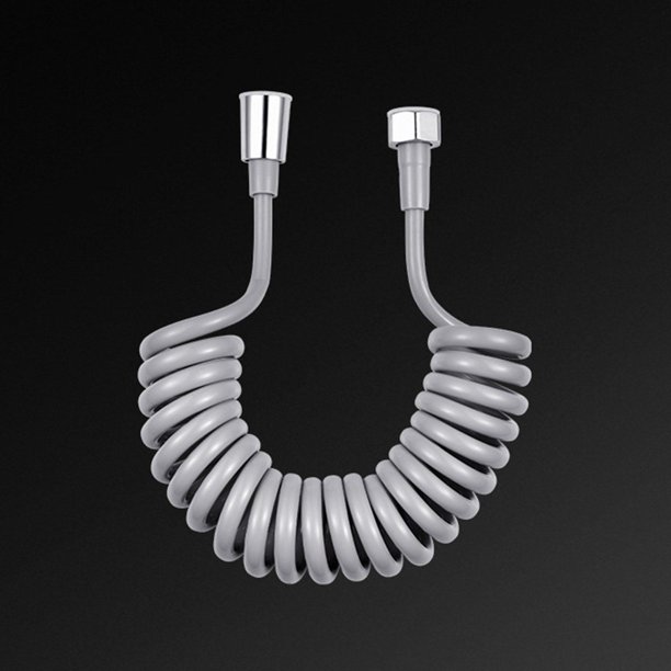 Manguera de ducha flexible telescópica a prueba de fugas, manguera de ducha flexible en espiral para baño, manguera de tubo rociador de bidé para 3 metros