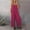 Hot Pink, variant on Casual Sleeveless Jumpsuits for Women Suspender Rompers Loose Long Overalls Pants Wide Leg Romper Pants with Pockets
