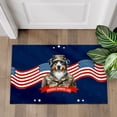 thumbnail image 4 of Happy Father's Day Honoring Veterans Australian Shepherd in Army Uniform Doormat Aussie Dog Lover Gifts Indoor Outdoor Welcome Mat - 13007, 4 of 5