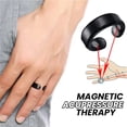 thumbnail image 3 of Paquete De 2 Anillos Magnéticos De Drenaje Linfático Para Pérdida De Peso, Anillo Magnético Adelgazante, Elegante Anillo Abierto Magnético Para Hombres Y Mujeres, 3 of 8