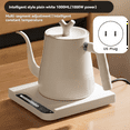 thumbnail image 2 of 1000w Fast Heating Water Pot 304 Stainless Steel Electric Water Kettle & Coffee Kettle Automatic Power B US Plug, 2 of 6