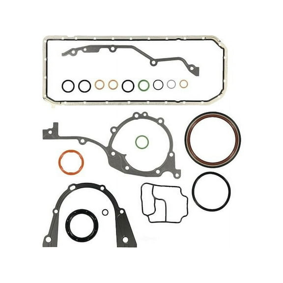 Crankcase Cover Gasket Set - Compatible with 2000 BMW 323Ci Coupe M52